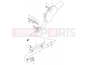 SUZUKI DR350SE T (1996) (E22) 12 - MUFFLER
