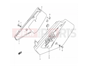 SUZUKI DR350SE T (1996) (E24,E34) 36A - FRAME COVER (MODEL T)