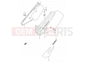 SUZUKI DR350SE V (1997) 36B - FRAME COVER (MODEL V/W)