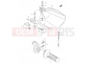 SUZUKI DR350SE V (1997) 40A - RIGHT HANDLE LEVER (MODEL V/W/X)
