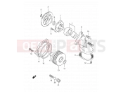 SUZUKI DR350SE W (1998) 13 - OIL PUMP