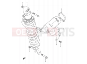 SUZUKI DR350SE W (1998) 51 - REAR SHOCK ABSORBER