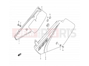SUZUKI DR350SE X (1999) 36C - FRAME COVER (MODEL X)