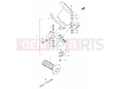 SUZUKI DR350SE X (1999) 41A - LEFT HANDLE LEVER (MODEL V/W/X)