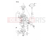 SUZUKI DR350SU P (1993) 9B - CARBURETOR (DR350SUP/SR E39)