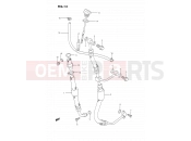 SUZUKI DR350SU P (1993) 13 - OIL HOSE