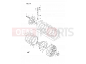 SUZUKI DR350SU P (1993) 14 - CLUTCH