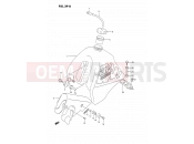 SUZUKI DR350SU P (1993) 29A - FUEL TANK (MODEL M E24)