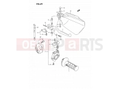 SUZUKI DR350SU P (1993) 39 - RIGHT HANDLE SWITCH (DR350SL/SM,DR350SN/SP/SR E24)