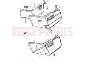 SUZUKI DR500R G (1986) 36 - FRAME COVER (DR500RG/RH)