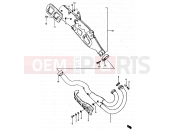 SUZUKI DR500R H (1987) 12 - MUFFLER