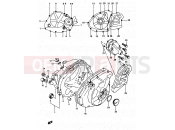 SUZUKI DR500S G (1986) 4 - CRANKCASE COVER