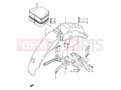 SUZUKI DR500S G (1986) 56 - REAR FENDER