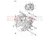 SUZUKI DR500S H (1987) 3 - CRANKCASE