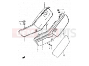 SUZUKI DR500S H (1987) 35 - FRAME COVER (DR500SG/SH)