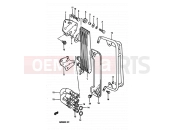SUZUKI DR600R G (1986) 15 - OIL COOLER