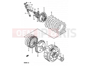 SUZUKI DR600R G (1986) 16 - CLUTCH