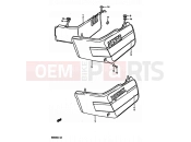 SUZUKI DR600R G (1986) 35 - FRAME COVER (MODEL G)