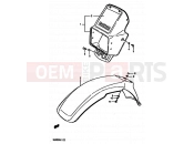 SUZUKI DR600R G (1986) 41 - FRONT FENDER (MODEL G)