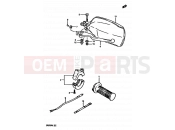 SUZUKI DR600R G (1986) 47 - RIGHT HANDLE SWITCH (MODEL G)
