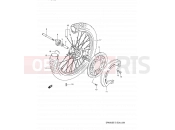 SUZUKI DR650S N (1992) 38 - FRONT WHEEL
