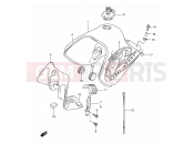 SUZUKI DR650SE K1 (2001) (E04,E17,E24,E34) 34 - FUEL TANK (MODEL K1)