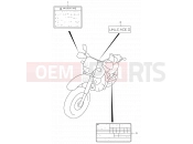 SUZUKI DR650SE K1 (2001) (E22) 42B - LABEL (MODEL K4/K5 E24)