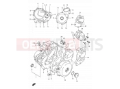 SUZUKI DR650SE K1 (2001) (E54) 4 - CRANKCASE COVER