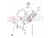 SUZUKI DR650SE K2 (2002) (E04,E17,E18,E24,E34) 34A - FUEL TANK (MODEL K2)