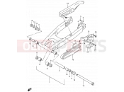 SUZUKI DR650SE K2 (2002) (E04,E17,E18,E24,E34) 49 - REAR SWINGING ARM