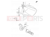 SUZUKI DR650SE K3 (2003) (E03,E28,E33) 39 - RIGHT HANDLE LEVER