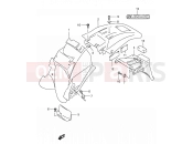 SUZUKI DR650SE K3 (2003) (E03,E28,E33) 41 - REAR FENDER
