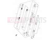 SUZUKI DR650SE K3 (2003) (E03,E28,E33) 44 - FRONT DAMPER