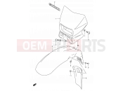 SUZUKI DR650SE K3 (2003) (E04,E17,E18,E24,E34) 37B - HEADLAMP HOUSING (MODEL K3)