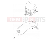 SUZUKI DR650SE K3 (2003) (E04,E17,E18,E24,E34) 37D - HEADLAMP HOUSING (MODEL K5 E24)