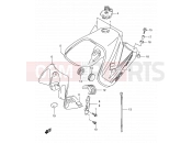 SUZUKI DR650SE K5 (2005) (E03,E28,E33) 33D - FUEL TANK (MODEL K5)