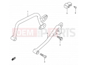SUZUKI DR650SE K5 (2005) (E24) 33B - GRIP - CARRIER (MODEL K4/K5 E24)