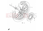 SUZUKI DR650SE K5 (2005) (E24) 46 - FRONT WHEEL