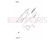 SUZUKI DR650SE K6 (2006) (E24) 36 - FRAME COVER (MODEL K6/K7)