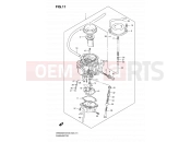 SUZUKI DR650SE K7 (2007) (E03,E28,E33) 11 - CARBURETOR