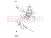 SUZUKI DR650SE L0 (2010) (E24) 51 - REAR WHEEL