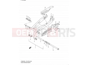 SUZUKI DR650SE L1 (2011) (E03,E28,E33) 62 - REAR SWINGINGARM