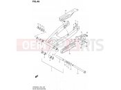 SUZUKI DR650SE L2 (2012) (E24) 49 - REAR SWINGING ARM