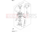 SUZUKI DR650SE L3 (2013) (E03,E28,E33) 11 - CARBURETOR (DR650SEL3 E03)