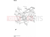 SUZUKI DR650SE L3 (2013) (E03,E28,E33) 45 - FRAME (DR650SEL3 E28)