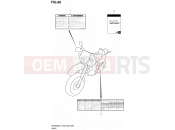 SUZUKI DR650SE L3 (2013) (E03,E28,E33) 68 - LABEL (DR650SEL3 E28)
