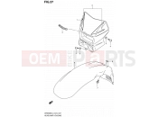 SUZUKI DR650SE L3 (2013) (E24) 37 - HEADLAMP HOUSING