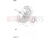 SUZUKI DR650SE L3 (2013) (E24) 46 - FRONT WHEEL