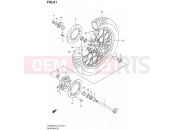 SUZUKI DR650SE L3 (2013) (E24) 51 - REAR WHEEL