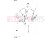 SUZUKI DR650SE L4 (2014) (E03,E28,E33) 44 - FUEL TANK (DR650SEL4 E33)